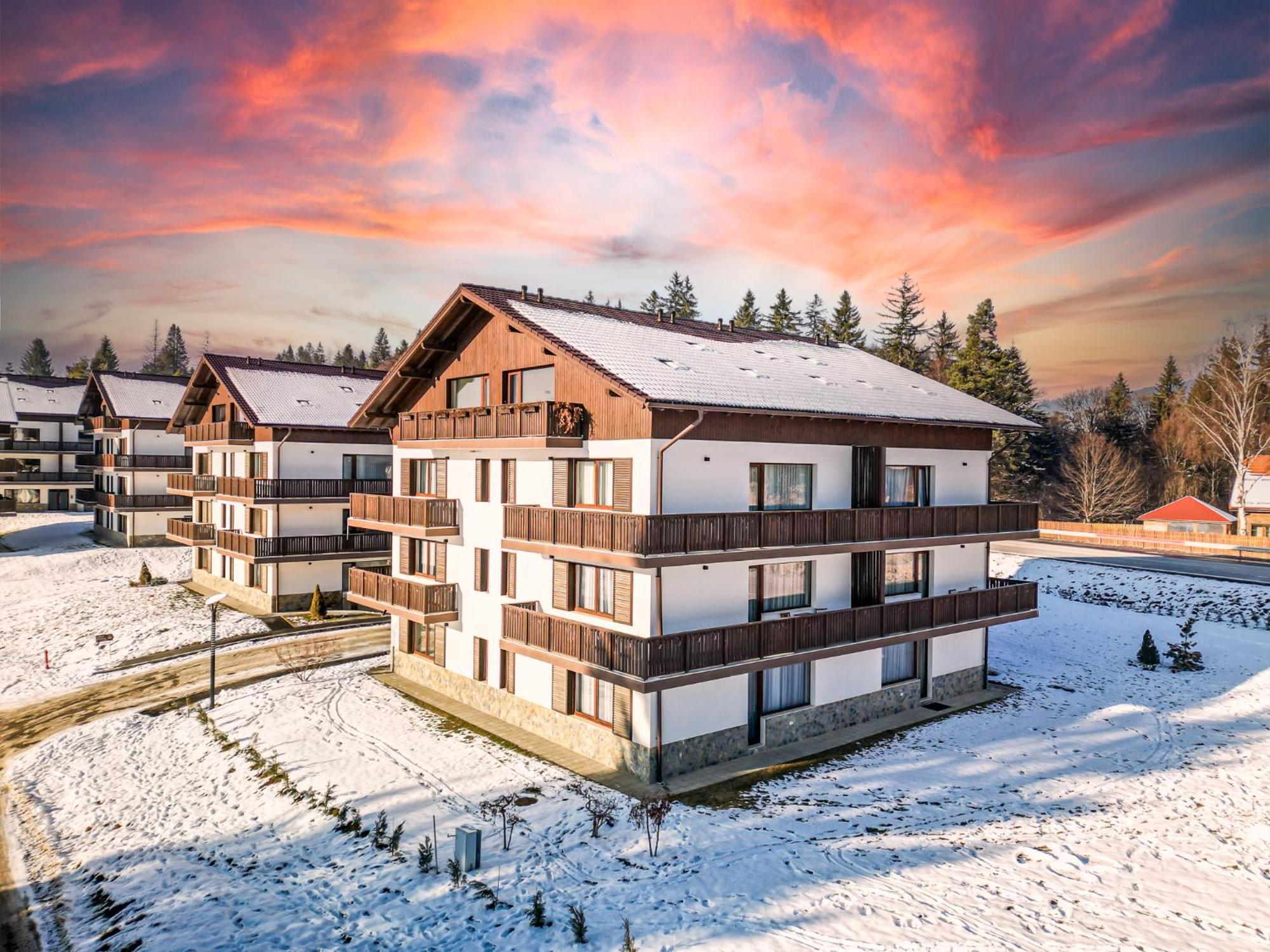 Albert Residence Aparthotel Grand Chalet With Free Spa Access To Alpin Resort Poiana Brașov Exterior foto